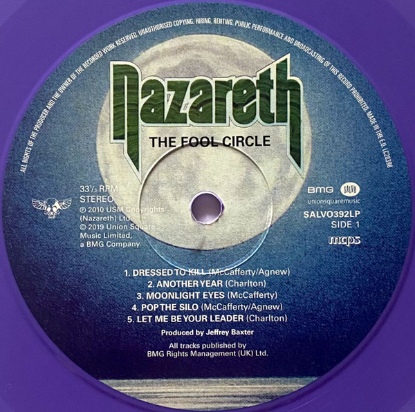 Nazareth - The Fool Circle [Purple Vinyl] (SALVO392LP)