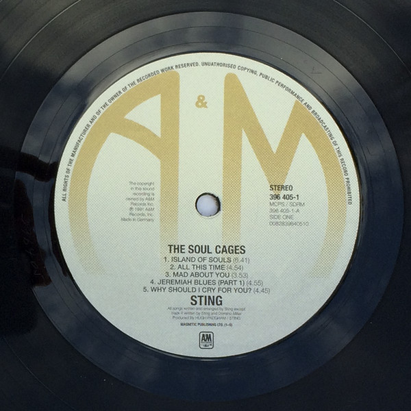 Sting - The Soul Cages (082839640510)