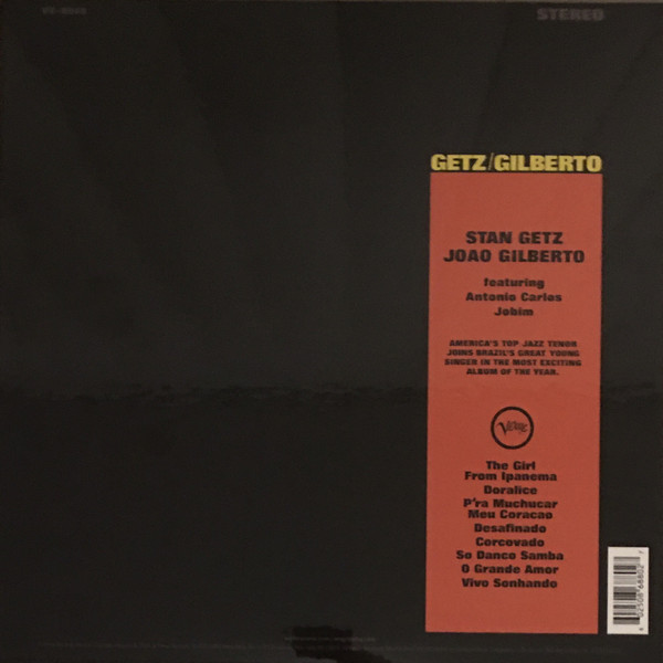 Stan Getz / Joao Gilberto Featuring Antonio Carlos Jobim - Getz / Gilberto [Acoustic Sounds Series] (B0031690-01)