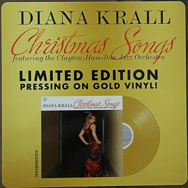 Diana Krall Featuring The Clayton/Hamilton Jazz Orchestra - Christmas Songs [Gold Vinyl] (602458488340)