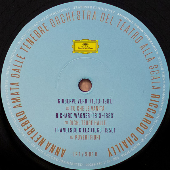 Anna Netrebko, Riccardo Chailly, Orchestra Del Teatro Alla Scala - Amato Dalle Tenebre (486 0532)