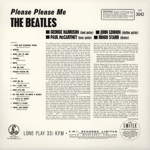 The Beatles - Please Please Me (0094638241614) [EU]