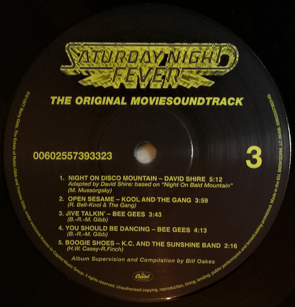 OST - Saturday Night Fever [Original Motion Picture Soundtrack] (00602557393149)