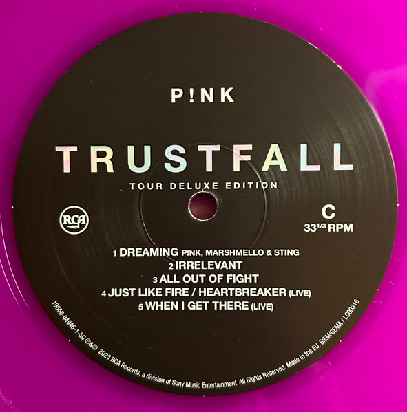 P!NK - Trustfall (Tour Deluxe Edition) [Pink and Purple Vinyl](19658-84946-1)