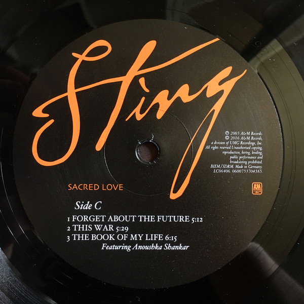 Sting - Sacred Love (90600753704561)