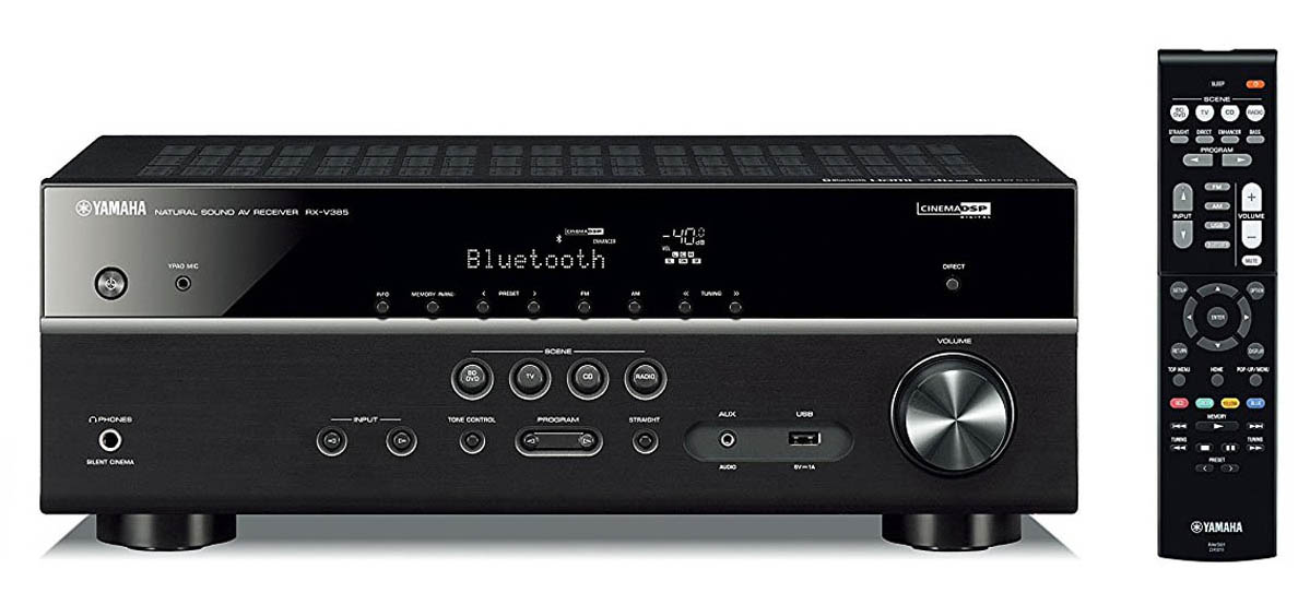 Yamaha RX-V385 black