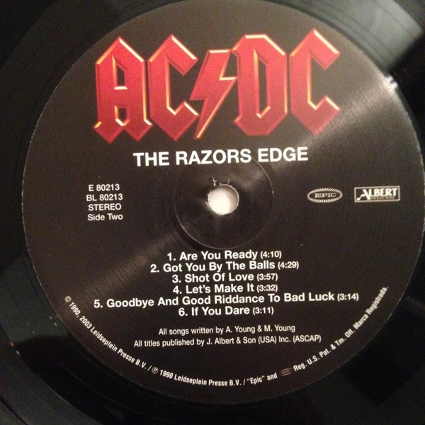 AC/DC - The Razors Edge (E 80213)