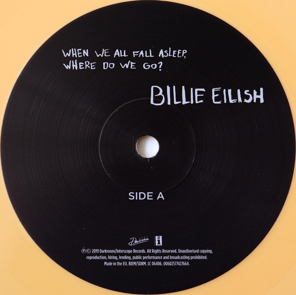 Billie Eilish - When We All Fall Asleep, Where Do We Go? (00602577427664)