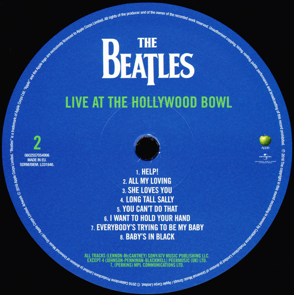 The Beatles - Live At The Hollywood Bowl (0602557054996)