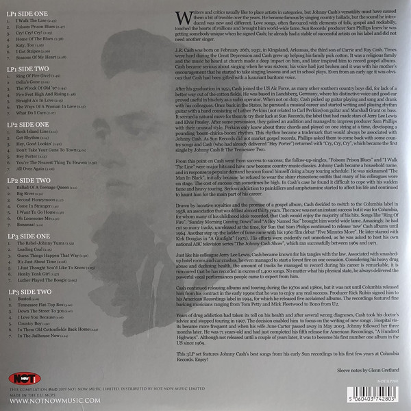 Johnny Cash - The Platinum Collection [White Vinyl] (NOT3LP280)