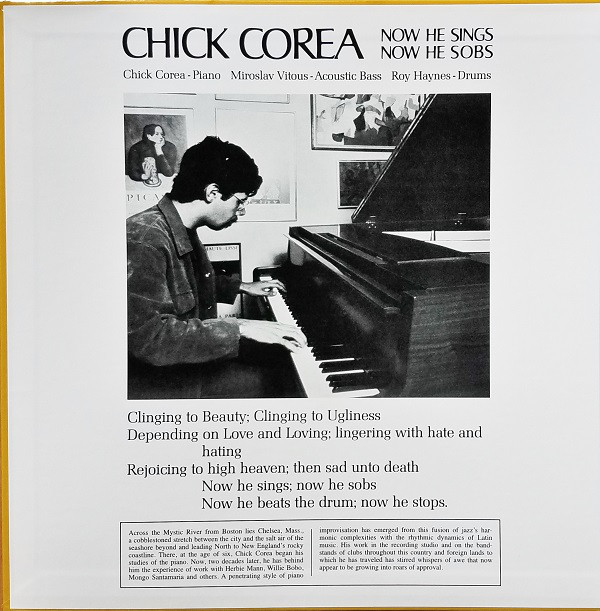 Chick Corea - Now He Sings, Now He Sobs [Blue Note Tone Poet] (B0029363-01)