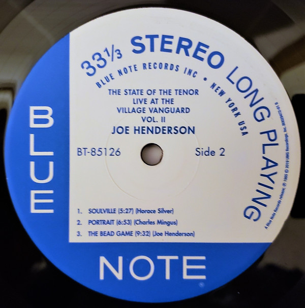 Joe Henderson - The State Of The Tenor (Live At The Village Vanguard Volume 2) [Blue Note Tone Poet] (B0029472-01)