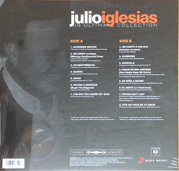 Julio Iglesias - His Ultimate Collection (196588649417)
