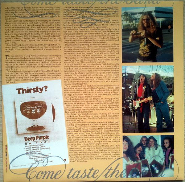 Deep Purple - Come Taste The Band (TPSD 7515)