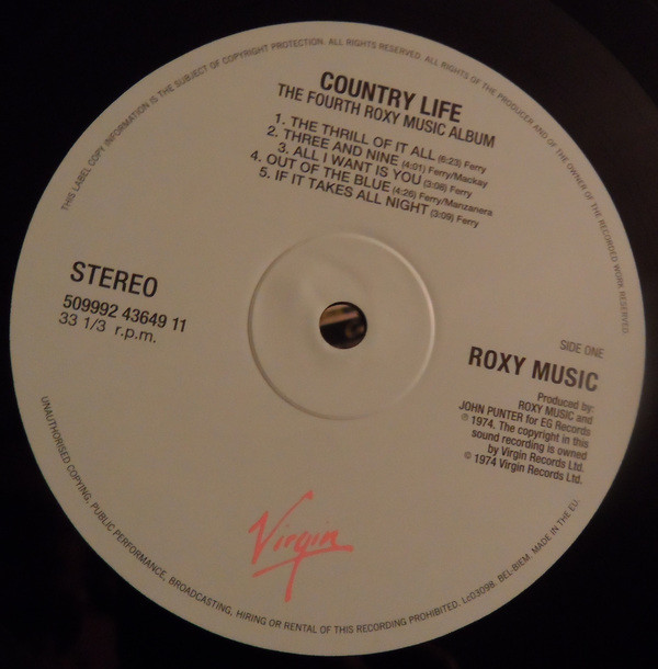 Roxy Music - Country Life (509992 43649 11)