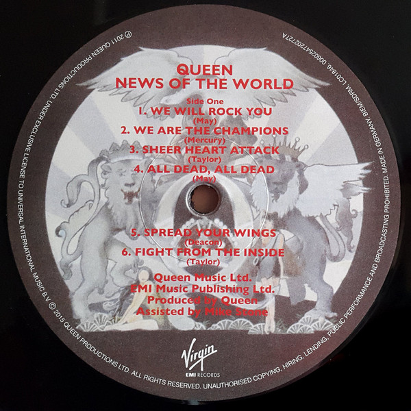 Queen - News Of The World (00602547202727)