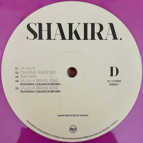 Shakira - Shakira. [Pink & Purple Vinyl] (196588845918)