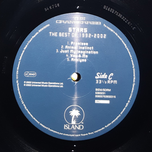 The Cranberries - Stars: The Best Of 1992-2002 [Black Vinyl] (5393229)
