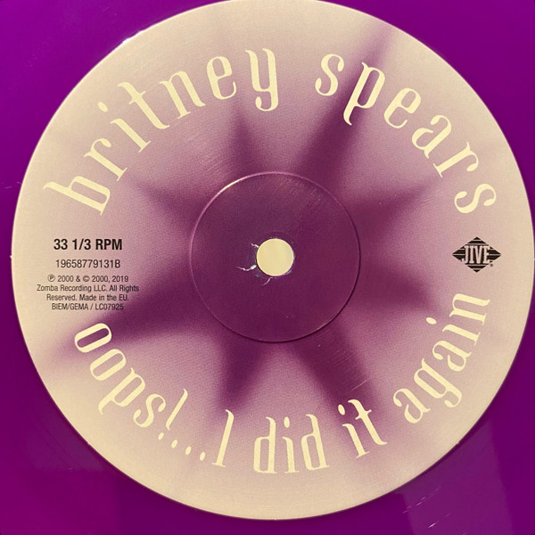 Britney Spears - Oops!...I Did It Again [Purple Vinyl] (19658779131)