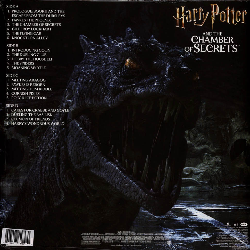 OST - John Williams - Harry Potter And The Chamber Of Secrets [Original Motion Picture Soundtrack] (0603497818570)