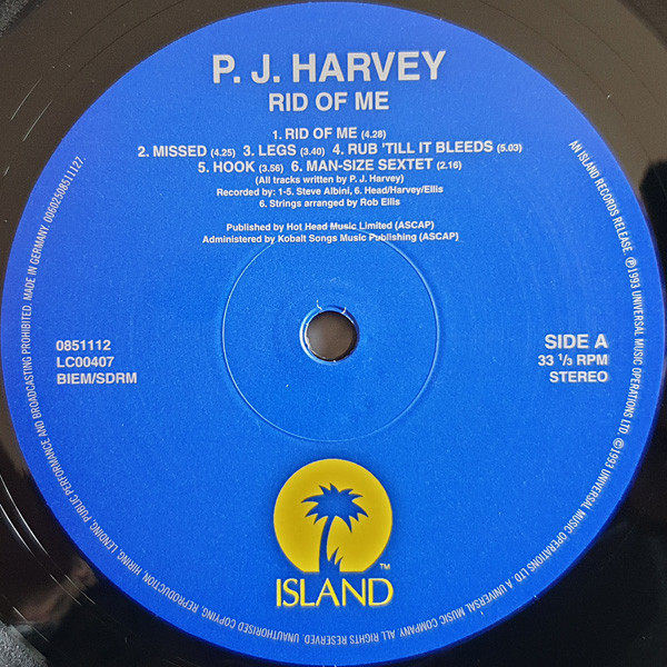 PJ Harvey - Rid Of Me (0851112)