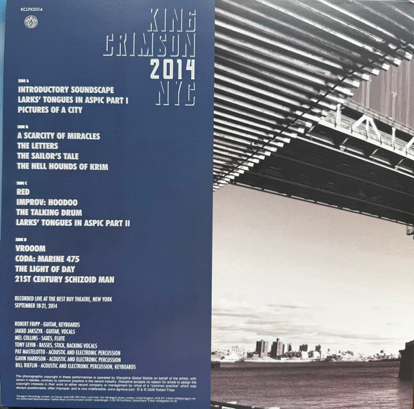 King Crimson - 2014 NYC (6333677999012)