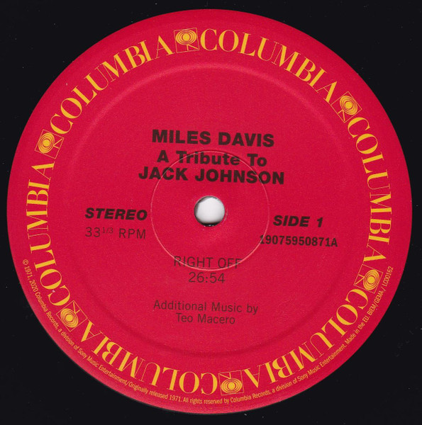 Miles Davis - A Tribute To Jack Johnson (19075950871)