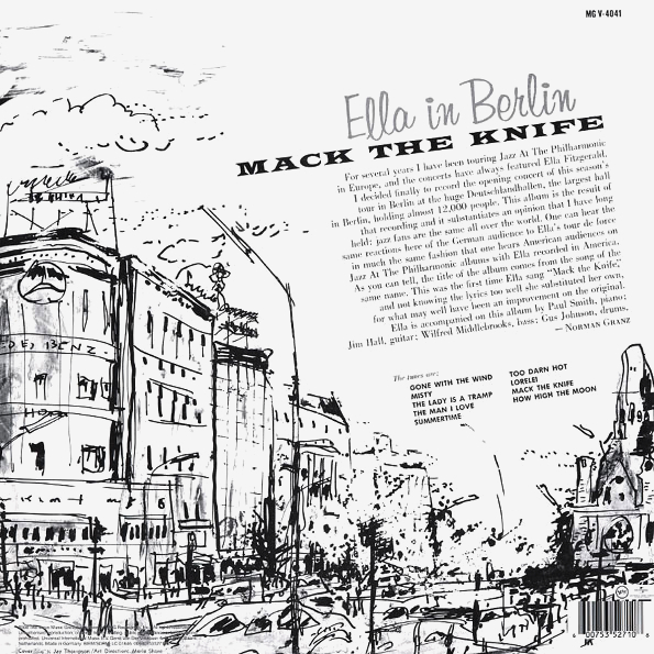 Ella Fitzgerald - Mack The Knife - Ella In Berlin (MG V-4041)