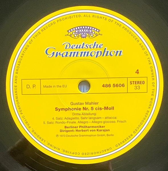 Herbert von Karajan, Berliner Philharmoniker - Mahler: Symphony No.5 [Original Source Series] (486 5604)
