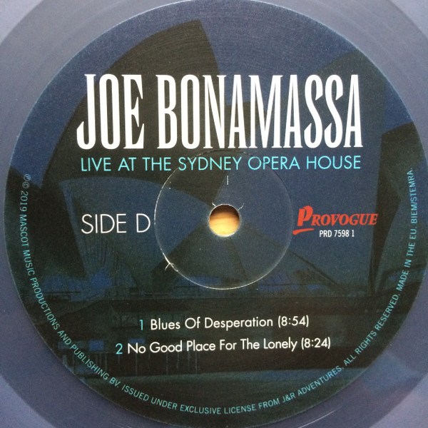 Joe Bonamassa - Live At The Sydney Opera House [Clear Vinyl] (PRD 7598 1)