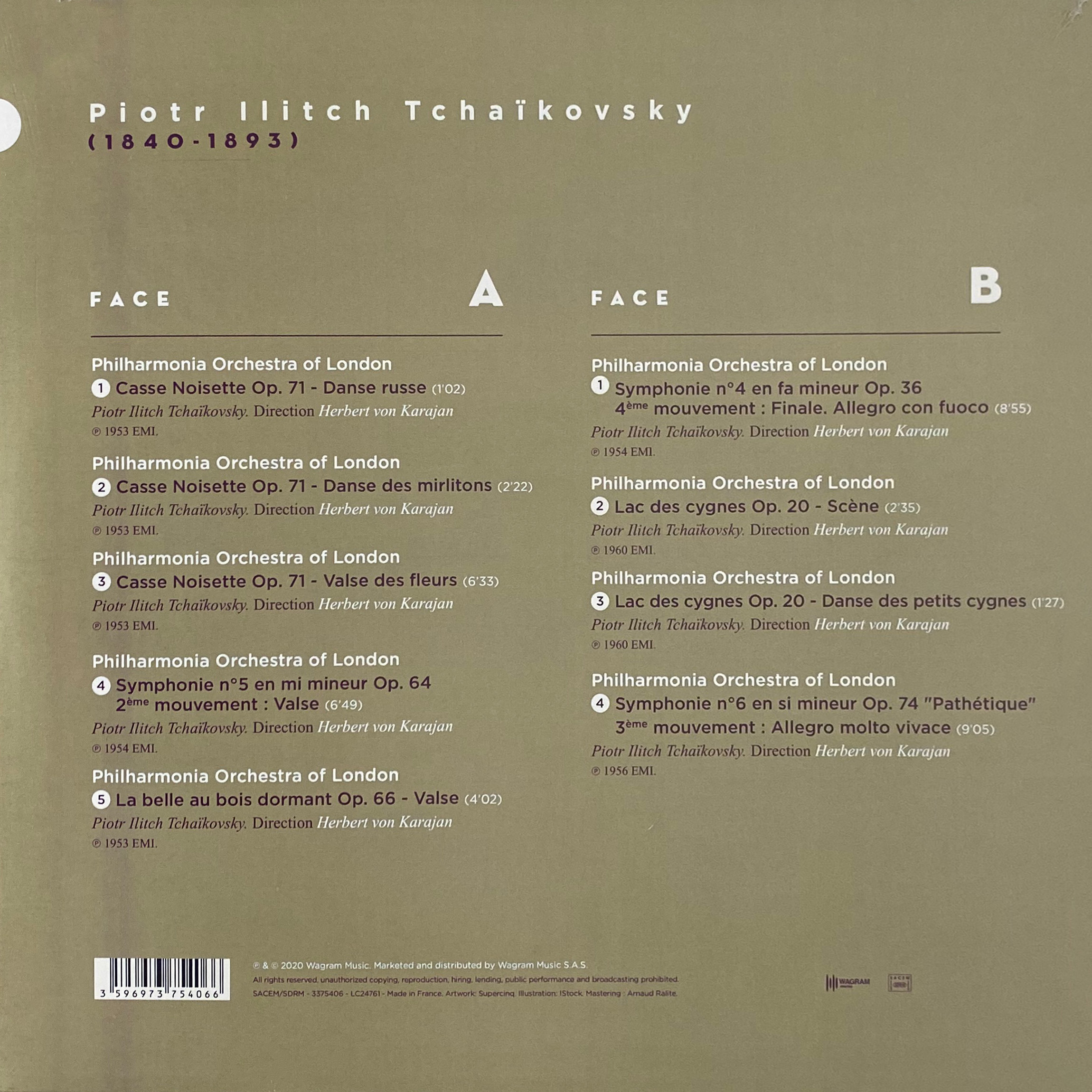 Various Artists - The Masterpieces Of Tchaikovsky (3596973754066)