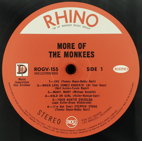 The Monkees - More Of The Monkees (0 81227 88030 9)
