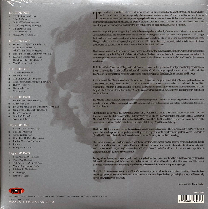 Ray Charles - The Platinum Collection [White Vinyl] (NOT3LP285)