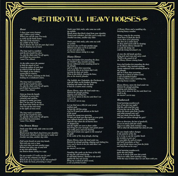 Jethro Tull - Heavy Horses [Steven Wilson Stereo Remix] [40th Anniversary Edition] (0190295757311)