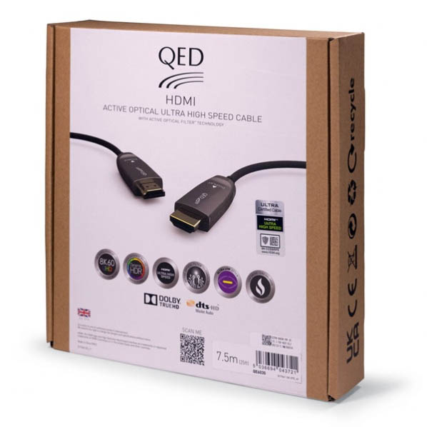 QED Performance Optical Ultra High Speed HDMI 7,5m QE6035