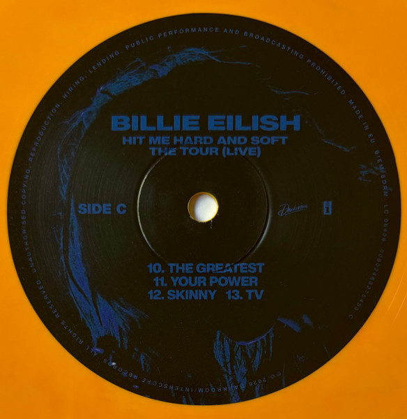 Billie Eilish - Hit Me Hard And Soft: The Tour [Live] [Blue & Yellow & Red Vinyl] (0602488275453)