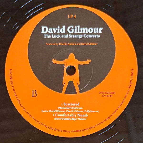 David Gilmour - The Luck And Strange Concerts (198029270112)