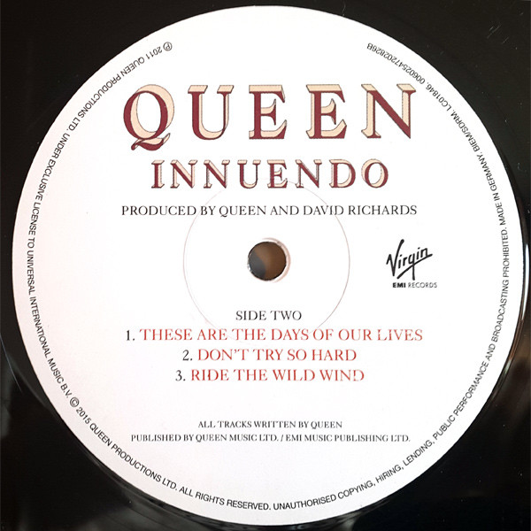 Queen - Innuendo (00602547202819) [EU]
