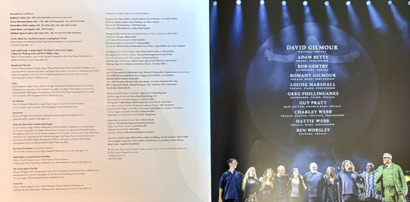 David Gilmour - The Luck And Strange Concerts (198029270112)