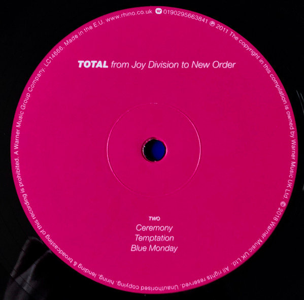 New Order / Joy Division - Total From Joy Division To New Order (0190295663841)