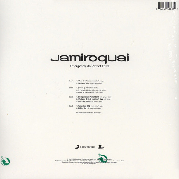 Jamiroquai - Emergency On Planet Earth (88985453881)