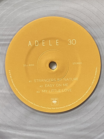 Adele - 30 [Limited Edition Clear Vinyl] (19439949071)