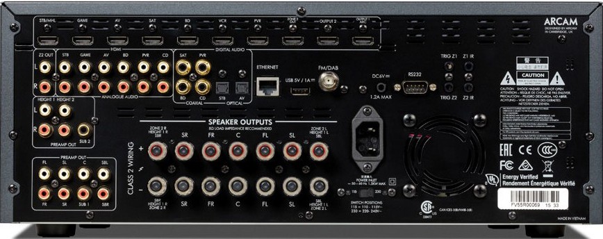 Arcam FMJ AVR550 black