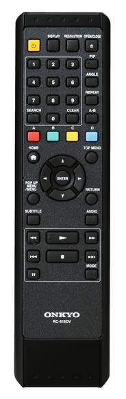 Onkyo BD-SP 809 black