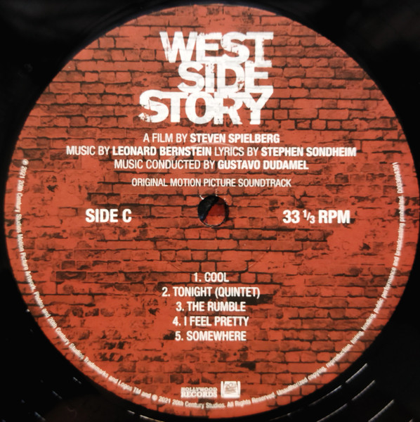 OST - West Side Story - Cast 2021, Leonard Bernstein, Stephen Sondheim [Original Motion Picture Soundtrack] (00050087463724)
