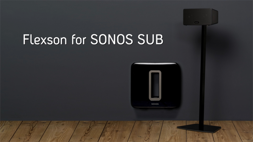 Flexson Sonos SUB Wall Mount black