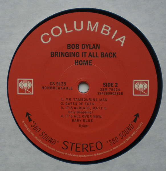 Bob Dylan - Bringing It All Back Home (19439890281)