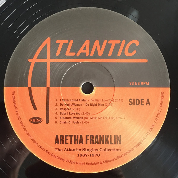 Aretha Franklin - The Atlantic Singles Collection 1967-1970 (603497858040)