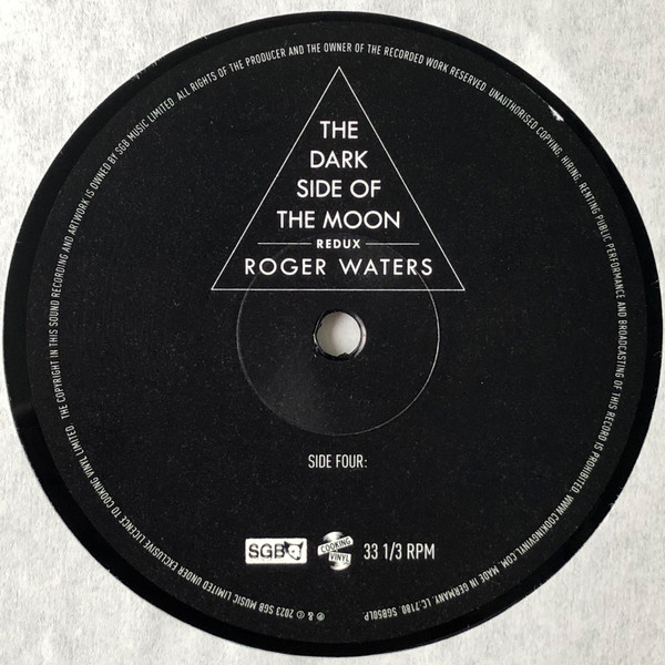 Roger Waters - The Dark Side Of The Moon Redux [Black Vinyl] (0711297395716)