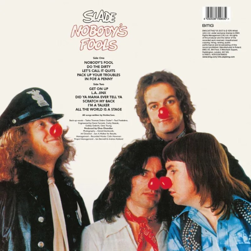 Slade - Nobody's Fools [Clear/Red Splatter Vinyl] (BMGCAT714LP)